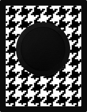 Houndstooth, Black and White