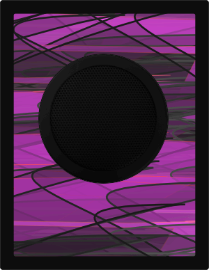 Abstract Swirls, Purple and Gray