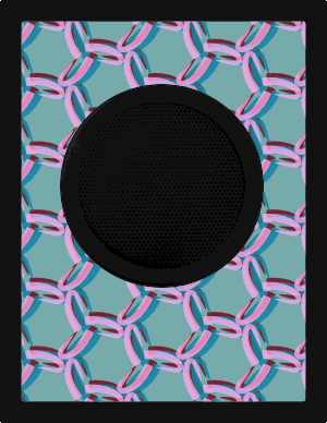 Multicolor Pastel Hexagonal Weave